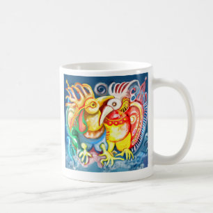Taza De Café Pájaros precolombinos