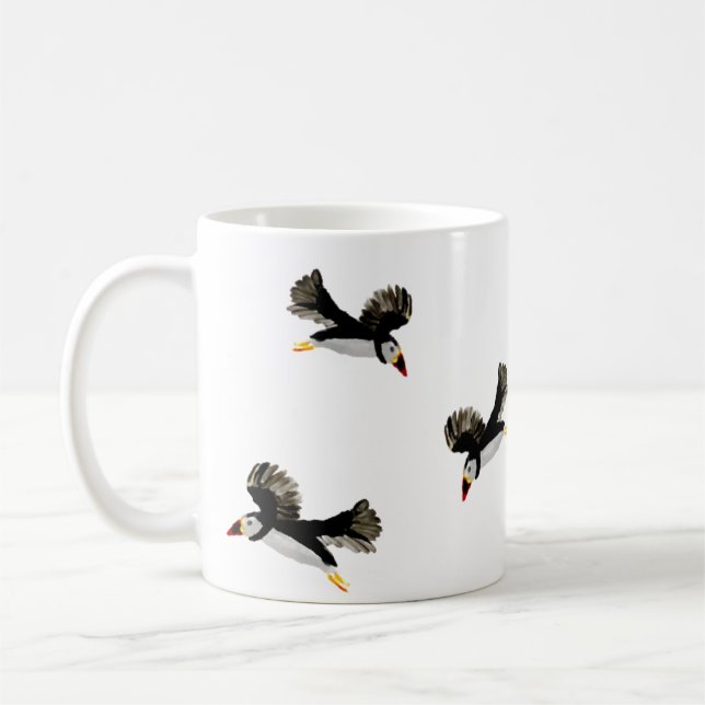 Taza De Café Pájaros volando diversión de fin de semana (Izquierda)