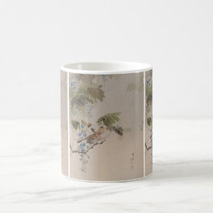 Taza De Café Pájaros y flores de Watanabe Seitei