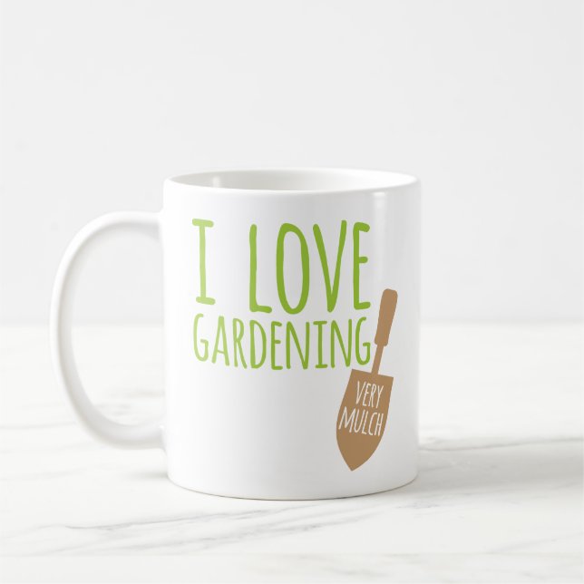 Taza De Café Pajote divertido del retruécano que cultiva un (Izquierda)