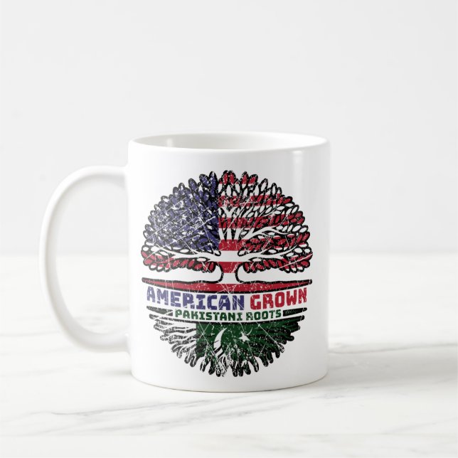 Taza De Café Pakistan Pakistani US American USA United States (Izquierda)