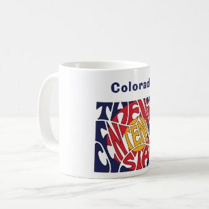 Taza De Café Palabra de apodo de Colorado