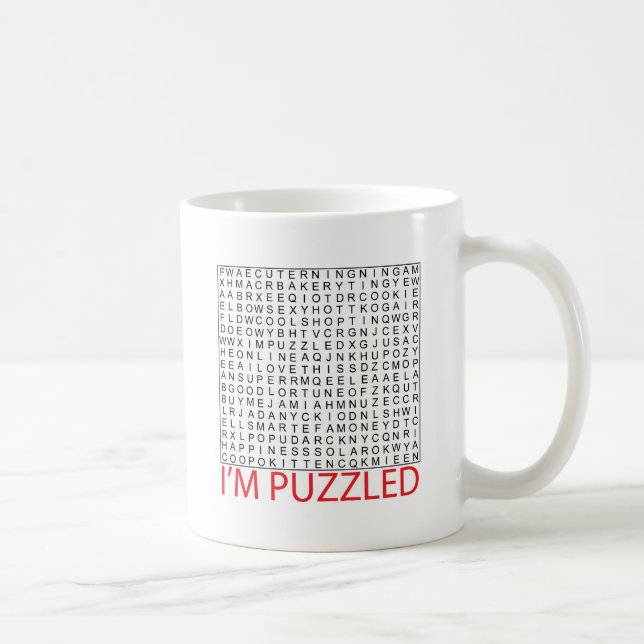 Taza De Café palabra de búsqueda puzzle02 (Derecha)