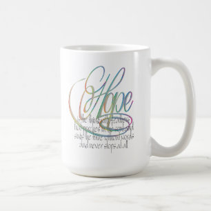 Taza De Café Palabra de la esperanza