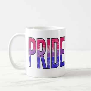 Taza De Café Palabra de Orgullo Bisexual