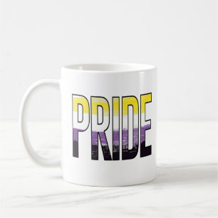 Taza De Café Palabra de Orgullo No Binario