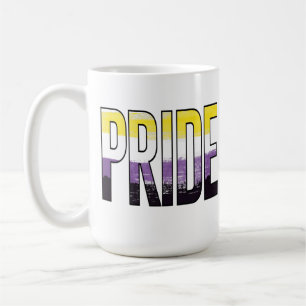 Taza De Café Palabra de Orgullo No Binario