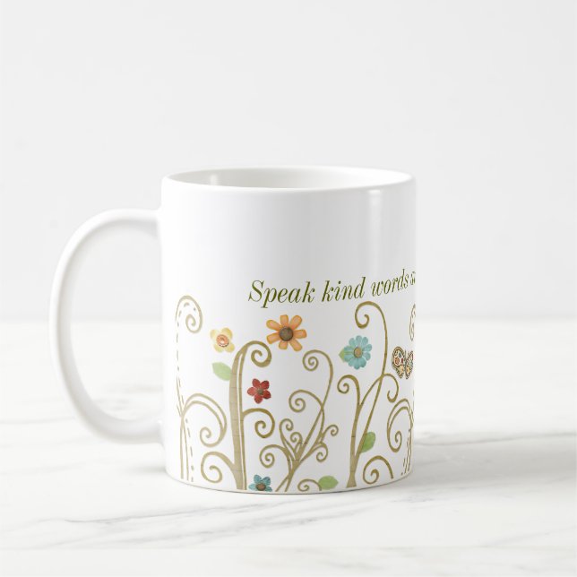 Taza De Café Palabras Amables Ecos (Izquierda)