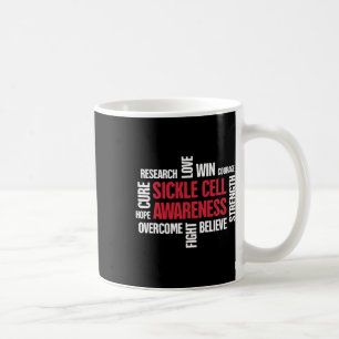 Taza De Café Palabras - Conciencia sobre anemia falciforme