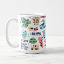Taza De Café Palabras de confirmación de mamá