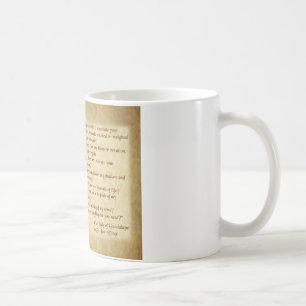 Taza De Café Palabras de nuestra señora de Guadalupe a St. Jua