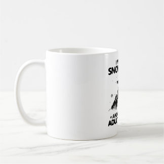 Taza De Café Palabras de Snowboard| Regalos de las montañas Sno