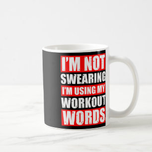 Taza De Café Palabras De Trabajo Peso Deportes Gimnasio Gracios