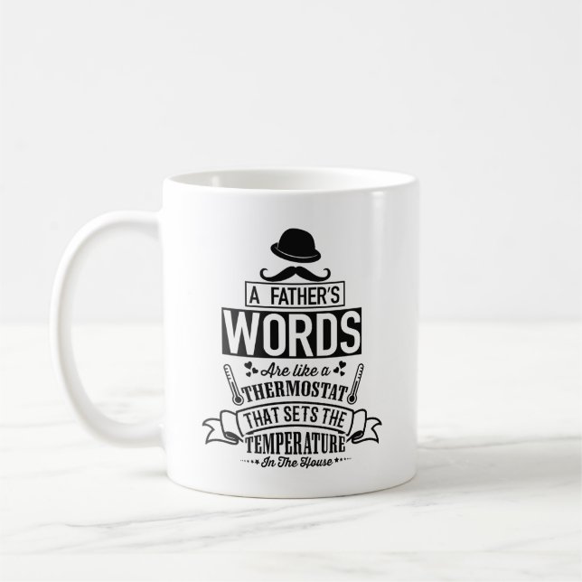 Taza De Café Palabras de un padre (Izquierda)