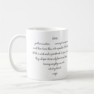 Taza De Café Palabras del Corazón que Explican y Arte Caprichos