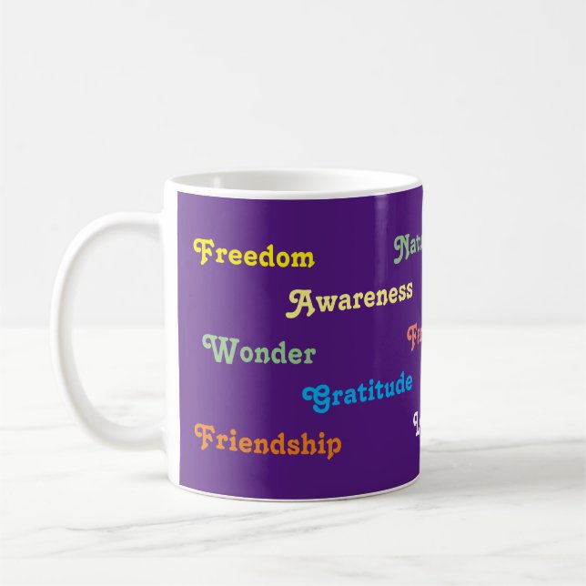 Taza De Café Palabras especiales Mug 1 (Izquierda)