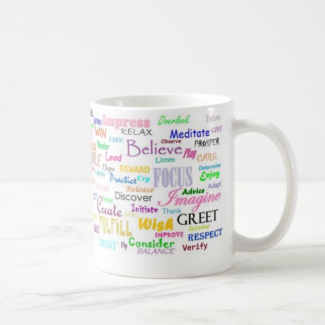 Taza De Café Palabras inspiradoras (Derecha)