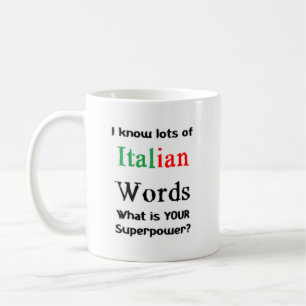 Taza De Café palabras italianas