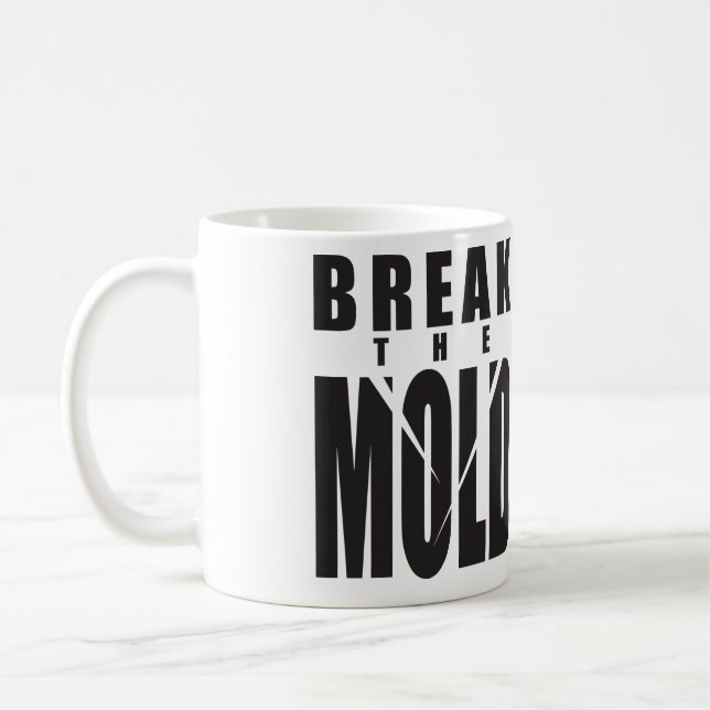 Taza De Café Palabras Motivacionales - Romper El Molde (Izquierda)