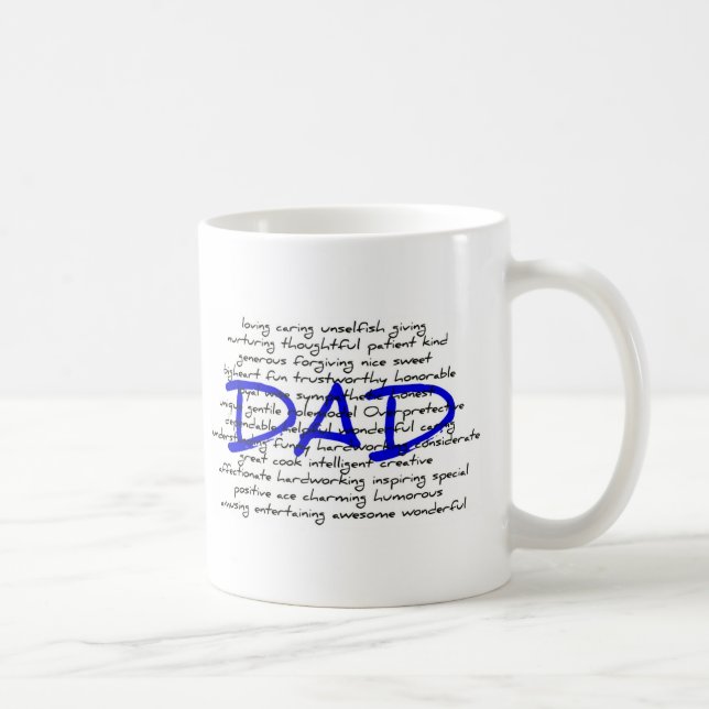 Taza De Café Palabras para papá (Derecha)
