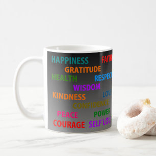 Taza De Café Palabras positivas