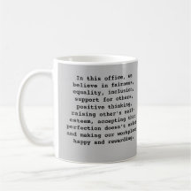 Palabras positivas Mug Office