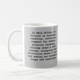 Taza De Café Palabras positivas Mug Office