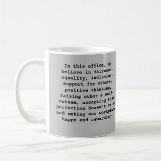 Taza De Café Palabras positivas Mug Office