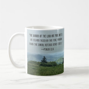 Taza De Café Palabras puras café cristiano Mug