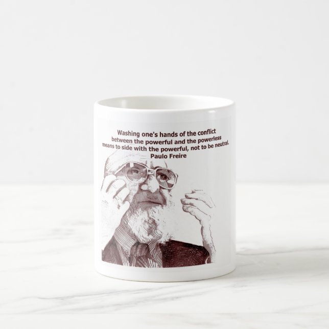Taza De Café Palabras sabias de Freire (Centro)
