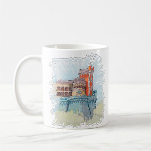 Taza De Café Palacio de Pena en Sintra, Portugal