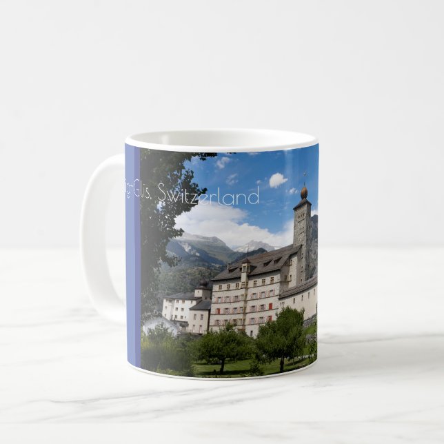 Taza De Café Palacio de Stockalper, Brig-Glis, Suiza (Anverso izquierdo)