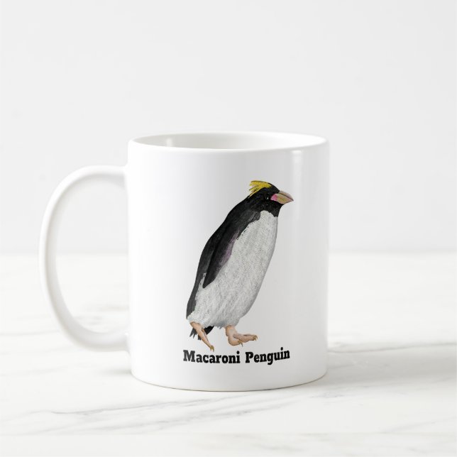Taza De Café Palaeeudyptes Extinct Penguin (Izquierda)