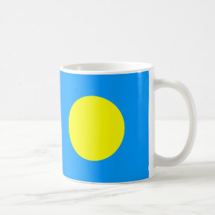 Taza De Café Palau Flag Ceramic Coffee Mug