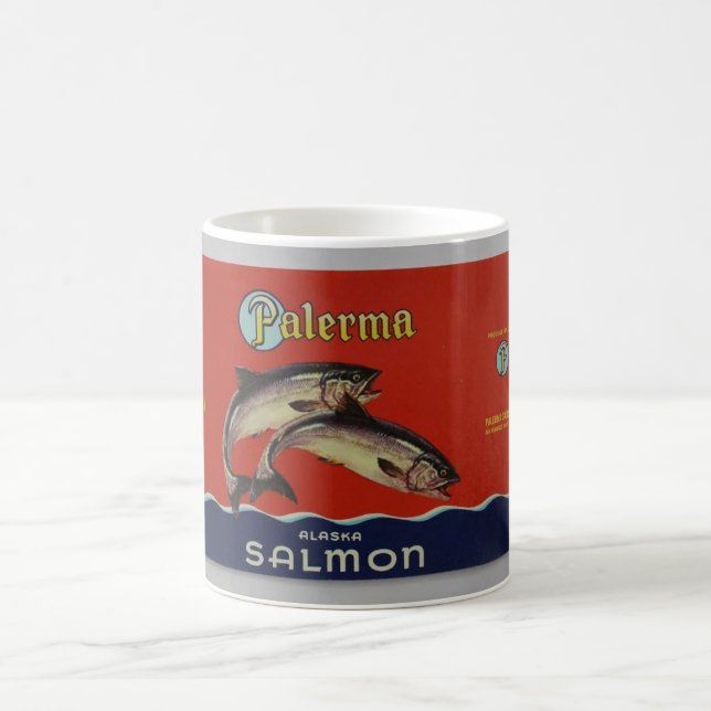 Taza De Café Palerma Alaska Salmon mug (Centro)