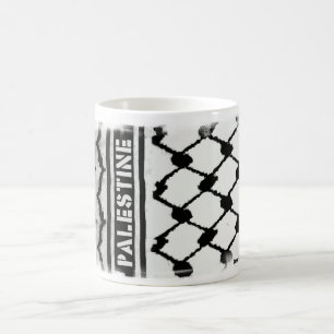 Taza De Café Palestina Keffiyah