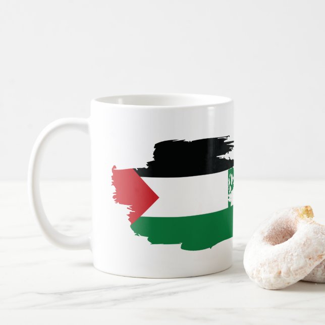 TAZA DE CAFÉ PALESTINA LIBRE (Con donut)