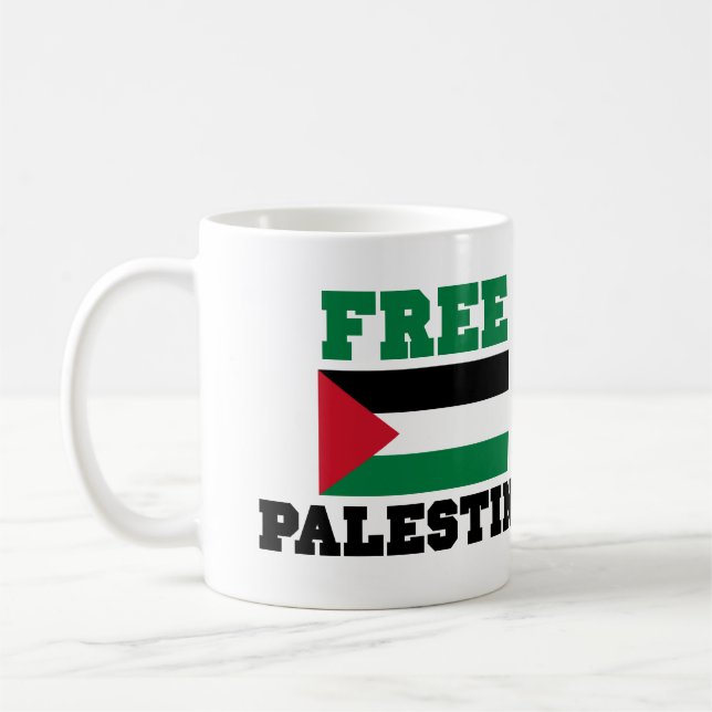 Taza De Café Palestina Libre (Izquierda)