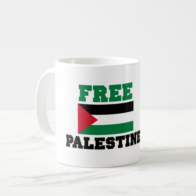 Taza De Café Palestina Libre (Anverso izquierdo)