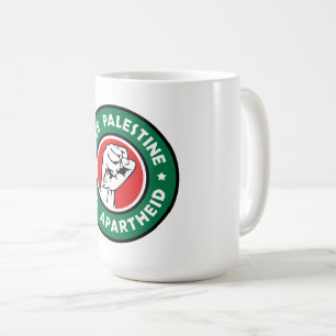 Taza De Café Palestina Libre Fin al Apartheid