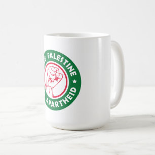 Taza De Café Palestina Libre Fin al Apartheid