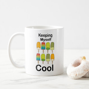 Taza De Café Paleta Manteniéndome Fresco Verano