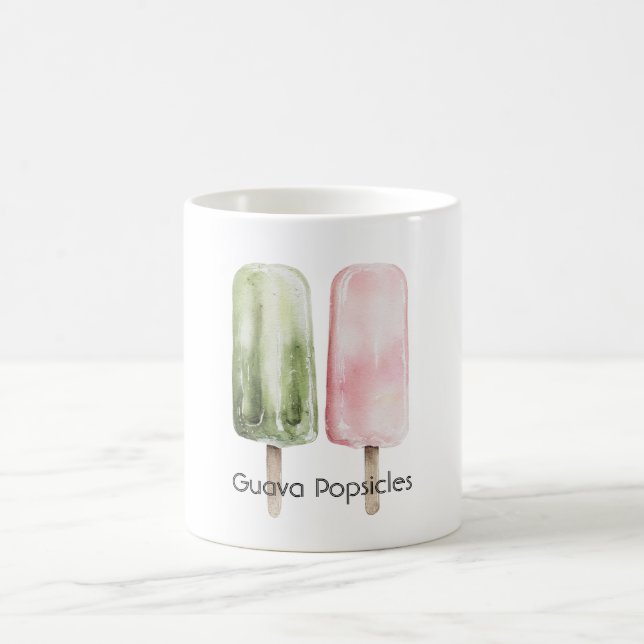 Taza De Café Paletas de Guayaba Verde Menta Rosa (Centro)