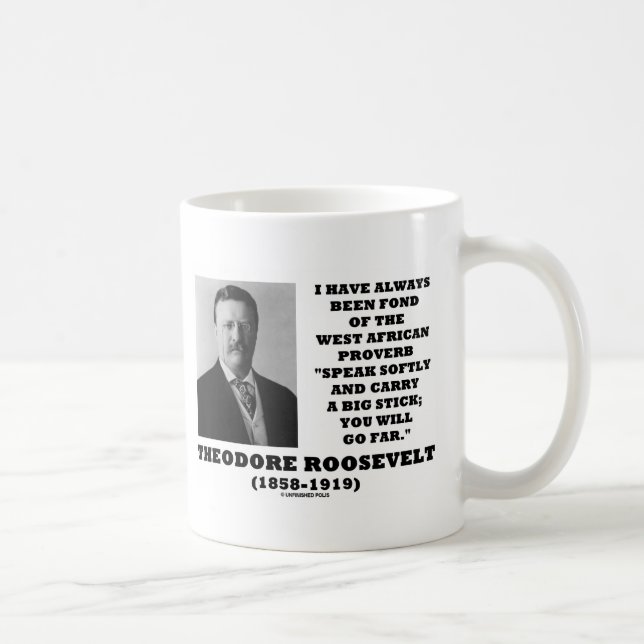 Taza De Café Palillo de Africa Occidental del proverbio de (Derecha)