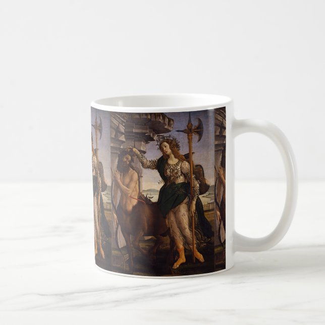 Taza De Café Pallas y el Centaur de Botticelli (Derecha)