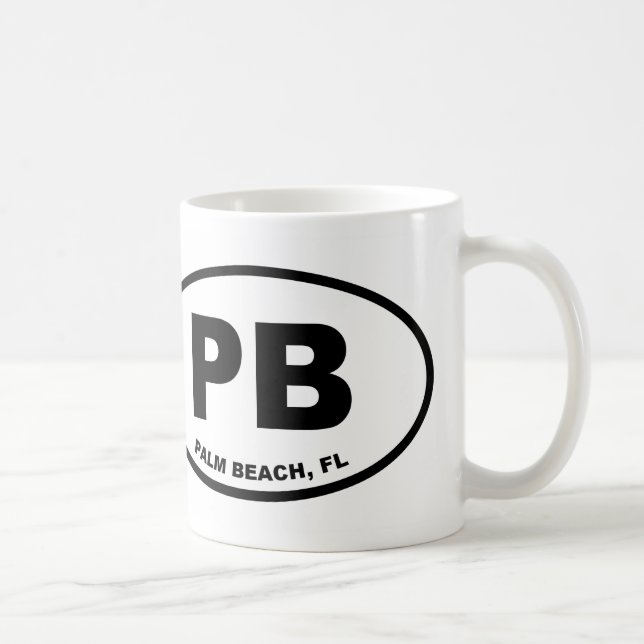 Taza De Café Palm Beach PB (Derecha)