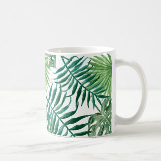 Taza De Café palm leafs mug aquarell tumblr