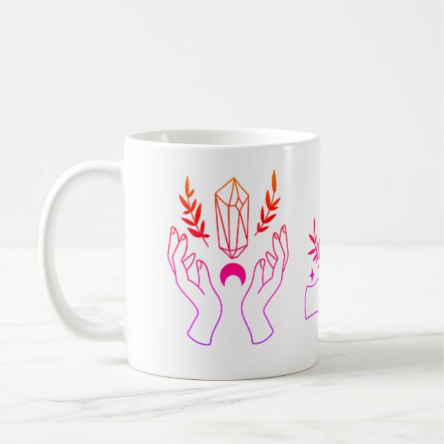 Taza De Café Palm Poetry (Izquierda)