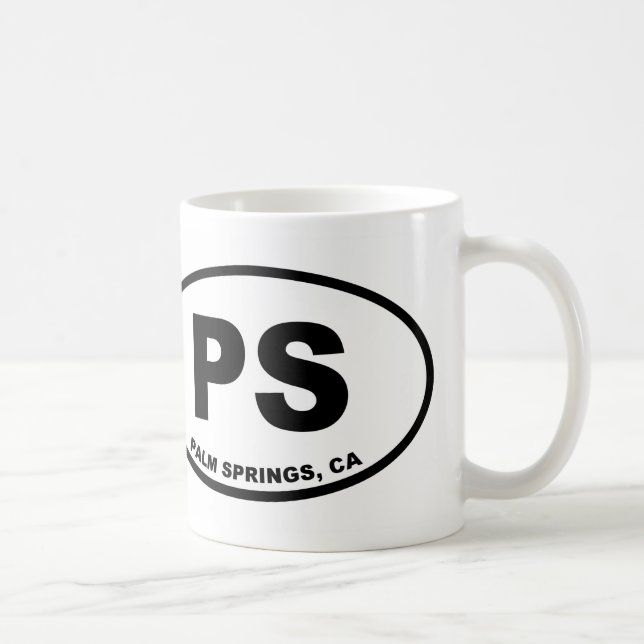 Taza De Café Palm Springs PS (Derecha)