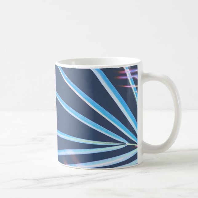 Taza De Café Palm Tree Deja Esbozo Minimalismo (Derecha)